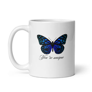 Personalized Butterfly Print Ceramic Mug iAngelArt Mugs
