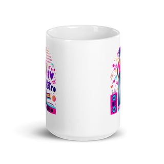 Retro Groove Ceramic Mug iAngelArt Mugs