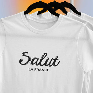 Salut La France Women's short sleeve t-shirt iAngelArt Shirts & Tops