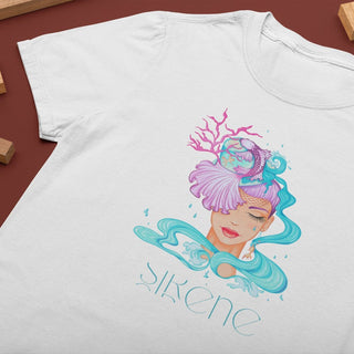 Sirène Girl: Embrace Your Mermaid Spirit in Style with Women's Relaxed T-Shirt iAngelArt Global Shirts & Tops
