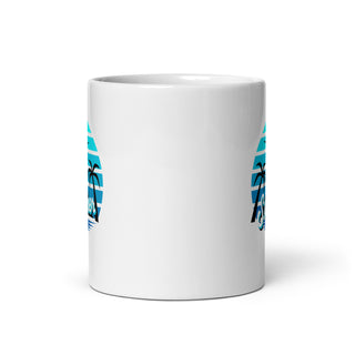 Sleek White Ceramic Mug iAngelArt Mugs