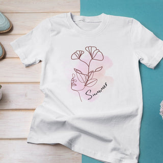 Summer Flower Women's short sleeve t-shirt iAngelArt Shirts & Tops