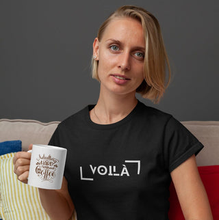 Voilà - Here You Are Women's short sleeve t-shirt iAngelArt Shirts & Tops