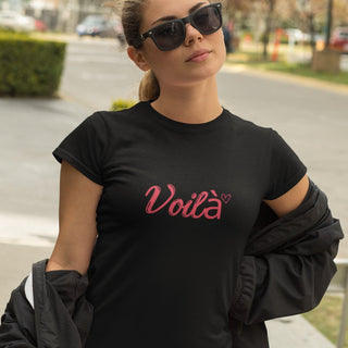 Voila here You Are Women's short sleeve t-shirt iAngelArt Shirts & Tops