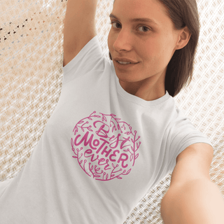 Best Mother Ever: Celebrate Mom's Love with this Women's short sleeve t-shirt iAngelArt Global Shirts & Tops