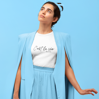 Embrace Life's Beauty, Ma Belle: C'est la Vie Women's Short Sleeve T-Shirt iAngelArt Global Shirts & Tops