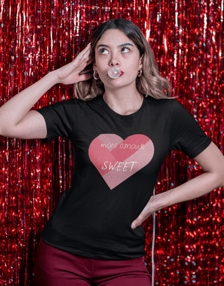 Mon amour Love forever, Paris Life Shirt Short sleeve t-shirt iAngelArt Global Shirts & Tops
